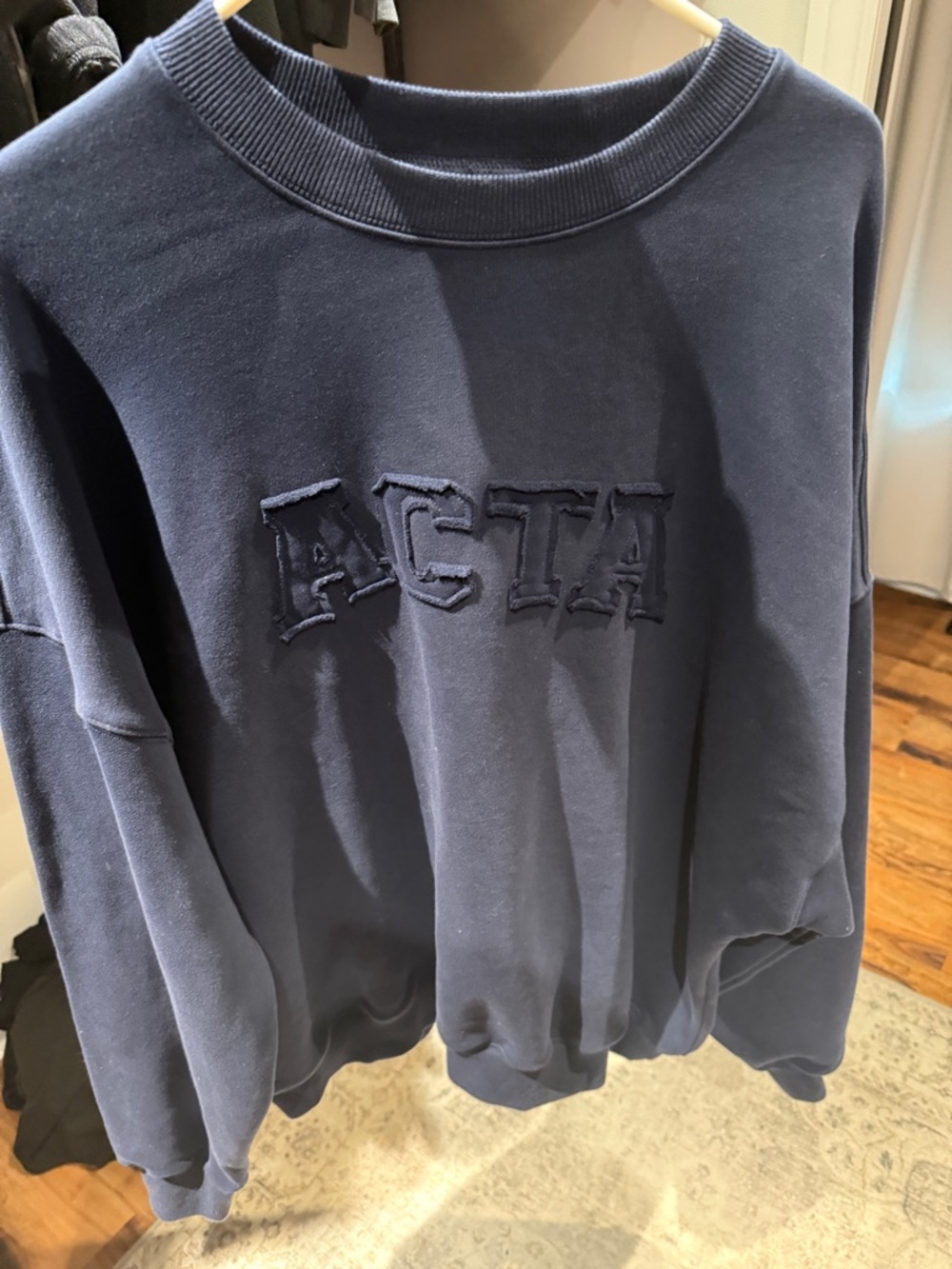 Navy ACTA crew neck